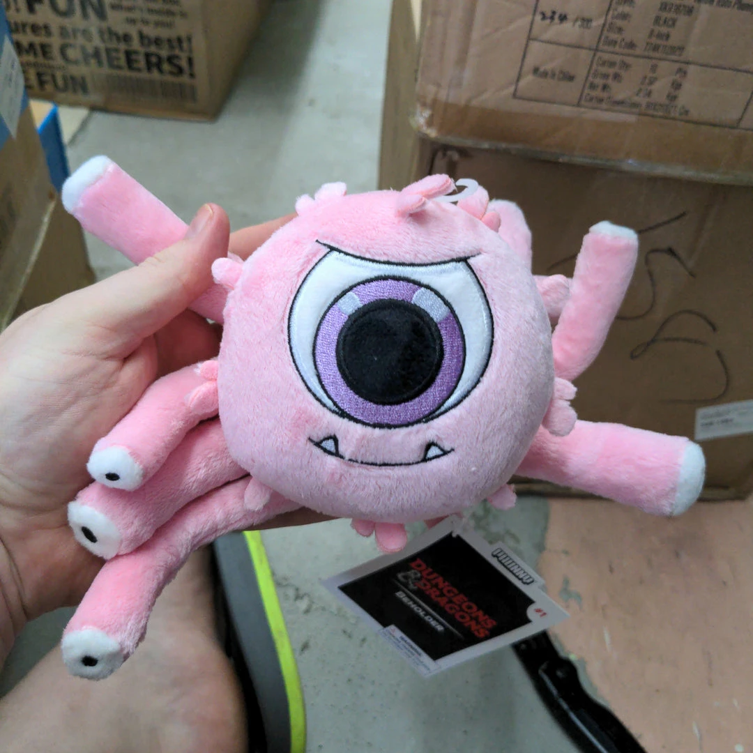 (ONLINE) DRAGON IMPORTS & COLLECTIBLES LLC DUNGEONS & DRAGONS® 7.5" PHUNNY PLUSH- BEHOLDER 4 (ONLINE) DRAGON IMPORTS & COLLECTIBLES LLC DUNGEONS & DRAGONS® 7.5" PHUNNY PLUSH- BEHOLDER