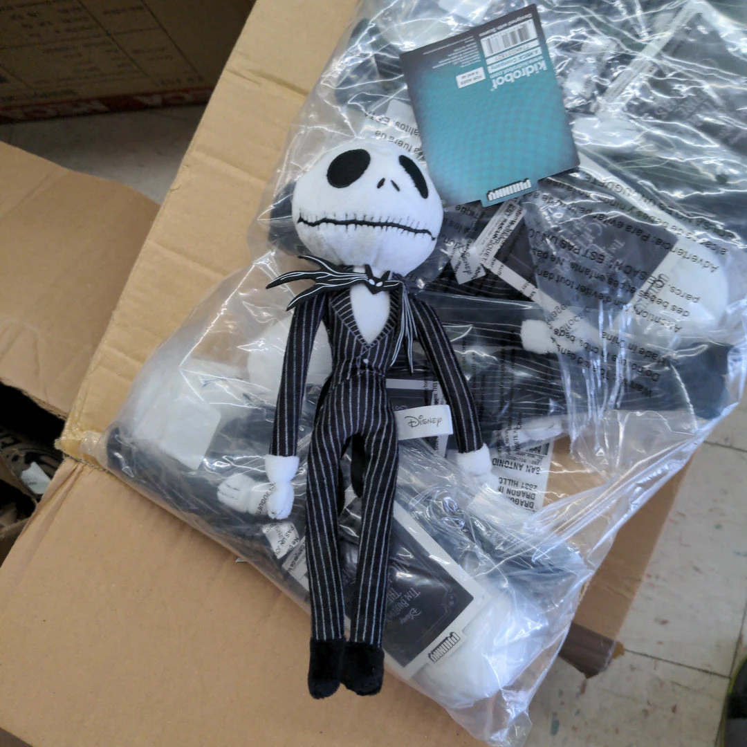 (ONLINE) DRAGON IMPORTS & COLLECTIBLES LLC NIGHTMARE BEFORE CHRISTMAS PHUNNY PLUSH- JACK SKELLINGTON 3 (ONLINE) DRAGON IMPORTS & COLLECTIBLES LLC NIGHTMARE BEFORE CHRISTMAS PHUNNY PLUSH- JACK SKELLINGTON