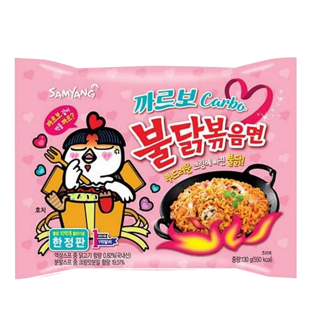 (ONLINE) DRAGON IMPORTS & COLLECTIBLES LLC Hot Chicken Flavor Ramen: Carbonara Flavor - SAMYANG 3 (ONLINE) DRAGON IMPORTS & COLLECTIBLES LLC Hot Chicken Flavor Ramen: Carbonara Flavor - SAMYANG