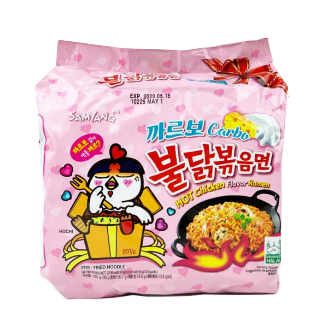 (ONLINE) DRAGON IMPORTS & COLLECTIBLES LLC Hot Chicken Flavor Ramen: Carbonara Flavor - SAMYANG 4 (ONLINE) DRAGON IMPORTS & COLLECTIBLES LLC Hot Chicken Flavor Ramen: Carbonara Flavor - SAMYANG