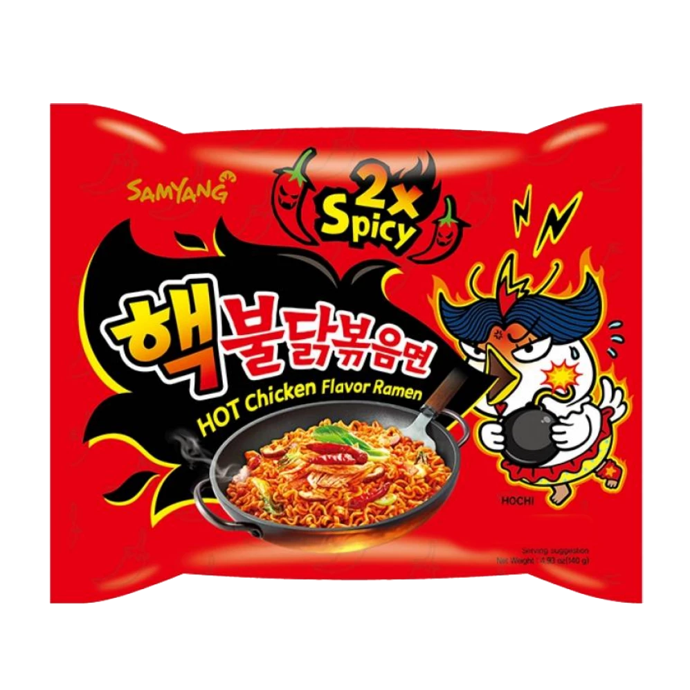 (ONLINE) DRAGON IMPORTS & COLLECTIBLES LLC Food 2x Spicy Samyang Spicy Ramen 4 (ONLINE) DRAGON IMPORTS & COLLECTIBLES LLC Food 2x Spicy Samyang Spicy Ramen