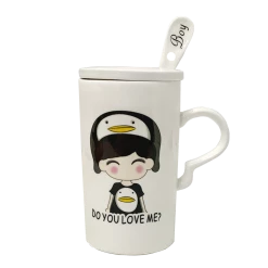 (ONLINE) DRAGON IMPORTS & COLLECTIBLES LLC Cinaya Ceramic Mug With Lid Set