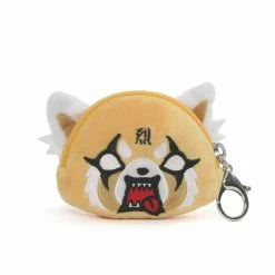 (ONLINE) DRAGON IMPORTS & COLLECTIBLES LLC Plushes Aggretsuko Face Pouch Keychain