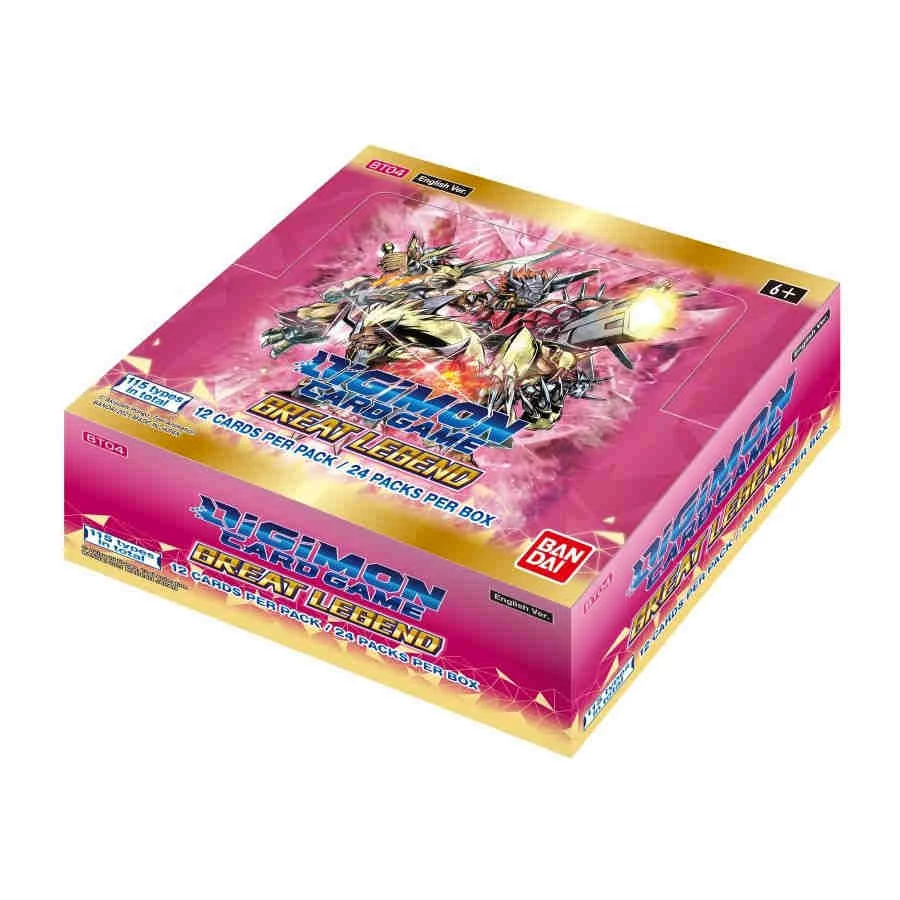 (ONLINE) DRAGON IMPORTS & COLLECTIBLES LLC Digimon Card Game - Great Legend (Booster Box) 3 (ONLINE) DRAGON IMPORTS & COLLECTIBLES LLC Digimon Card Game - Great Legend (Booster Box)