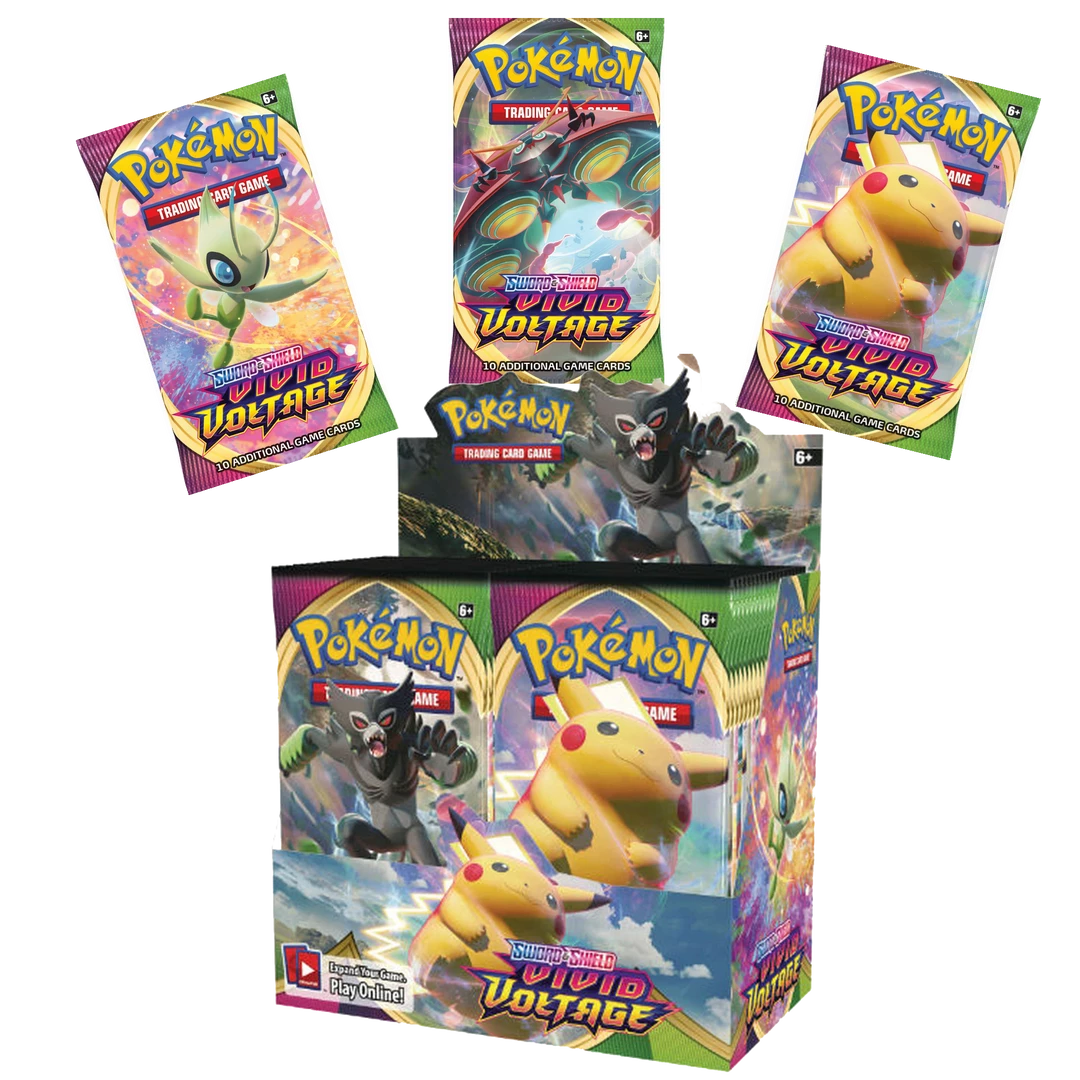 (ONLINE) DRAGON IMPORTS & COLLECTIBLES LLC POKEMON: SWORD & SHIELD - VIVID VOLTAGE (SINGLES) Games/TCG 4 (ONLINE) DRAGON IMPORTS & COLLECTIBLES LLC POKEMON: SWORD & SHIELD - VIVID VOLTAGE (SINGLES) Games/TCG