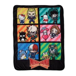 (ONLINE) DRAGON IMPORTS & COLLECTIBLES LLC Sanrio X My Hero Academia Fleece Throw