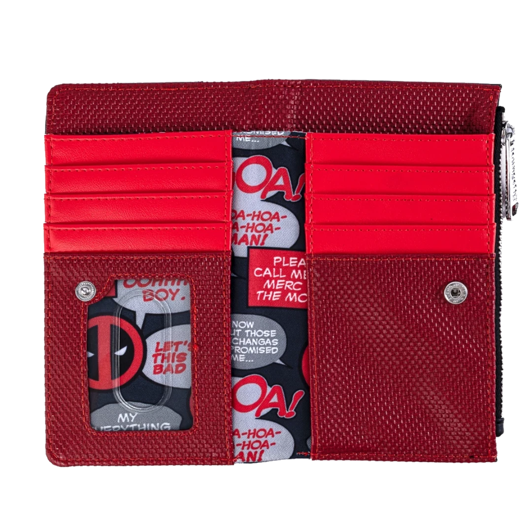 (ONLINE) DRAGON IMPORTS & COLLECTIBLES LLC Accessories DEADPOOL WALLET X LOUNGEFLY 4 (ONLINE) DRAGON IMPORTS & COLLECTIBLES LLC Accessories DEADPOOL WALLET X LOUNGEFLY