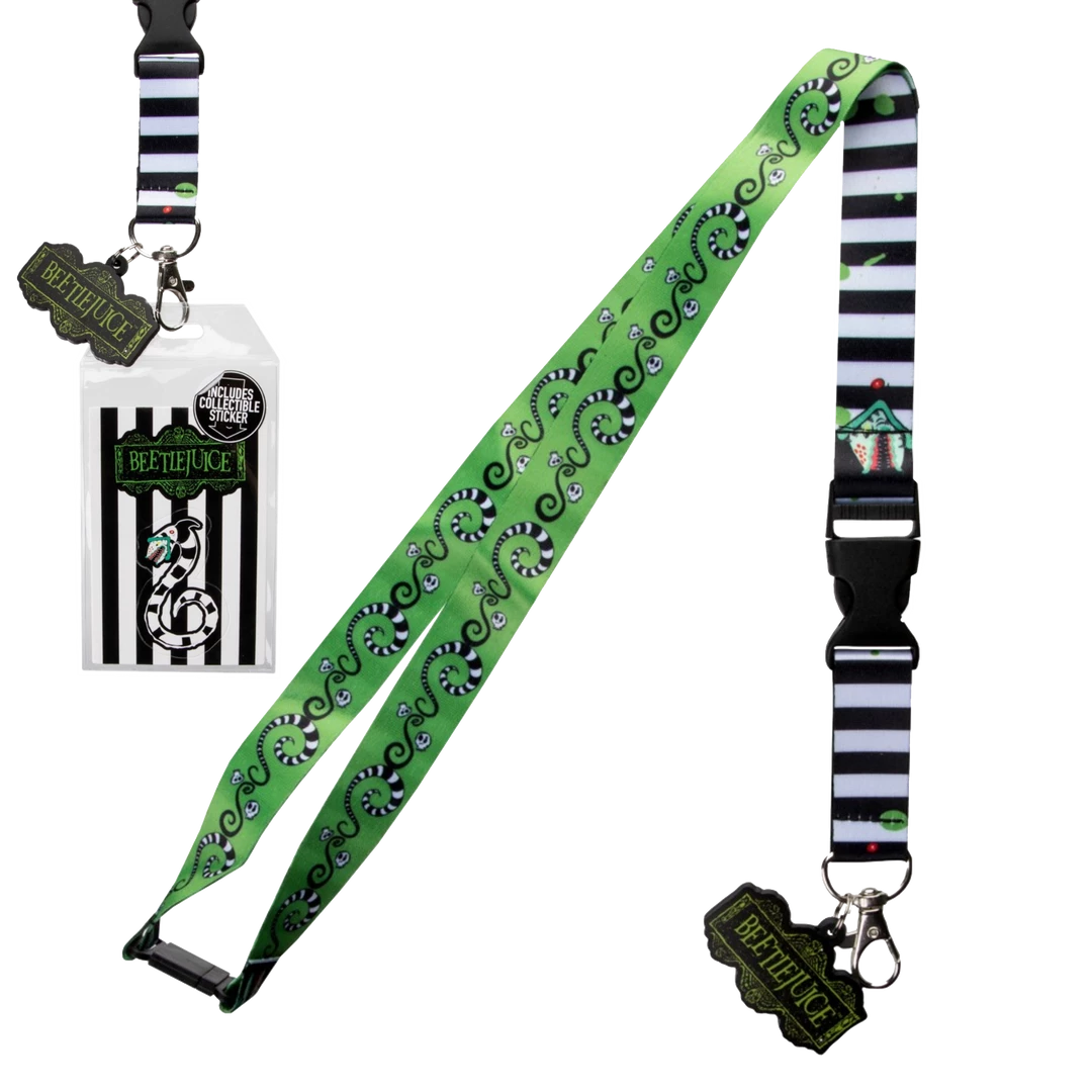 (ONLINE) DRAGON IMPORTS & COLLECTIBLES LLC BeetleJuice Sandworm Lanyard 3 (ONLINE) DRAGON IMPORTS & COLLECTIBLES LLC BeetleJuice Sandworm Lanyard