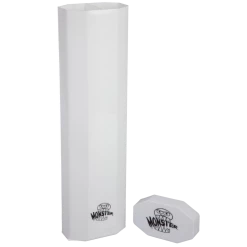 (ONLINE) DRAGON IMPORTS & COLLECTIBLES LLC Games/TCG MONSTER PRISM DUAL PLAYMAT TUBE - OPAQUE WHITE WITH WHITE CAP