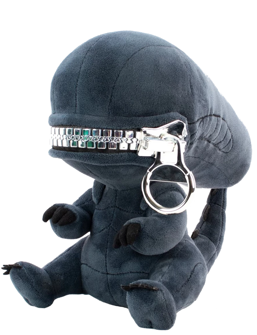DRAGON IMPORTS & COLLECTIBLES LLC Aliens Xenomorph Zippermouth Plush Plushes 2 DRAGON IMPORTS & COLLECTIBLES LLC Aliens Xenomorph Zippermouth Plush Plushes