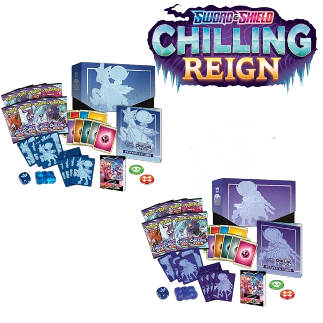 (ONLINE) DRAGON IMPORTS & COLLECTIBLES LLC Chilling Reign - Elite Trainer Box: Pokemon TCG 5 (ONLINE) DRAGON IMPORTS & COLLECTIBLES LLC Chilling Reign - Elite Trainer Box: Pokemon TCG