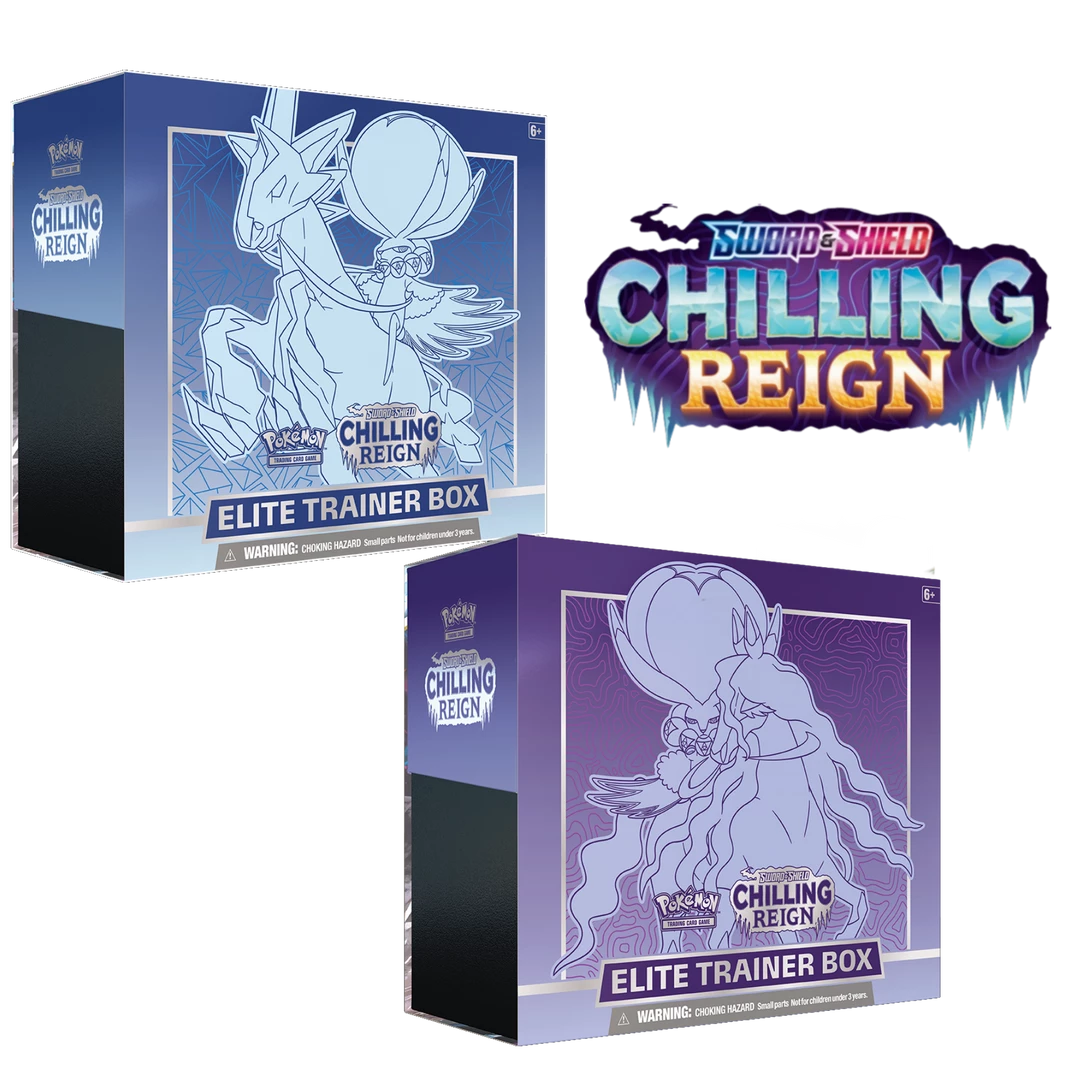 (ONLINE) DRAGON IMPORTS & COLLECTIBLES LLC Chilling Reign - Elite Trainer Box: Pokemon TCG 4 (ONLINE) DRAGON IMPORTS & COLLECTIBLES LLC Chilling Reign - Elite Trainer Box: Pokemon TCG
