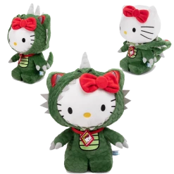 (ONLINE) DRAGON IMPORTS & COLLECTIBLES LLC HELLO KITTY KAIJU DINOSAUR COSPLAY PLUSH BY KIDROBOT X SANRIO Plushes