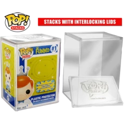 (ONLINE) DRAGON IMPORTS & COLLECTIBLES LLC Funko Pop! Stacks Vinyl Interlocking Premium Plastic Pop Protector Funko Pops!