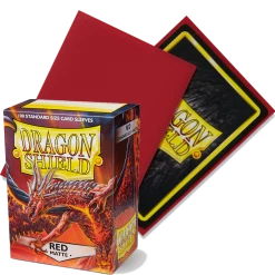 (ONLINE) DRAGON IMPORTS & COLLECTIBLES LLC (Red)Dragon Shield Card Protectors Sleeves