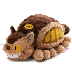 (ONLINE) DRAGON IMPORTS & COLLECTIBLES LLC Plushes CAT BUS, 11 IN - My Neighbor Totoro