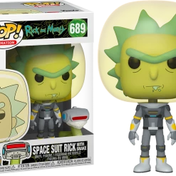 (ONLINE) DRAGON IMPORTS & COLLECTIBLES LLC Funko Pops! Rick In Space Suit With Snake - Rick And Morty Vinyl Figure Funko Pop!