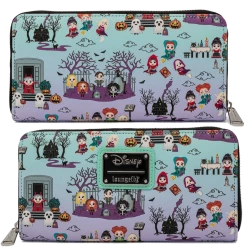 Cheap Dragon Imports Store 10 (ONLINE) DRAGON IMPORTS & COLLECTIBLES LLC Disney Hocus Pocus Scene AOP Zip Around Wallet X LOUNGEFLY