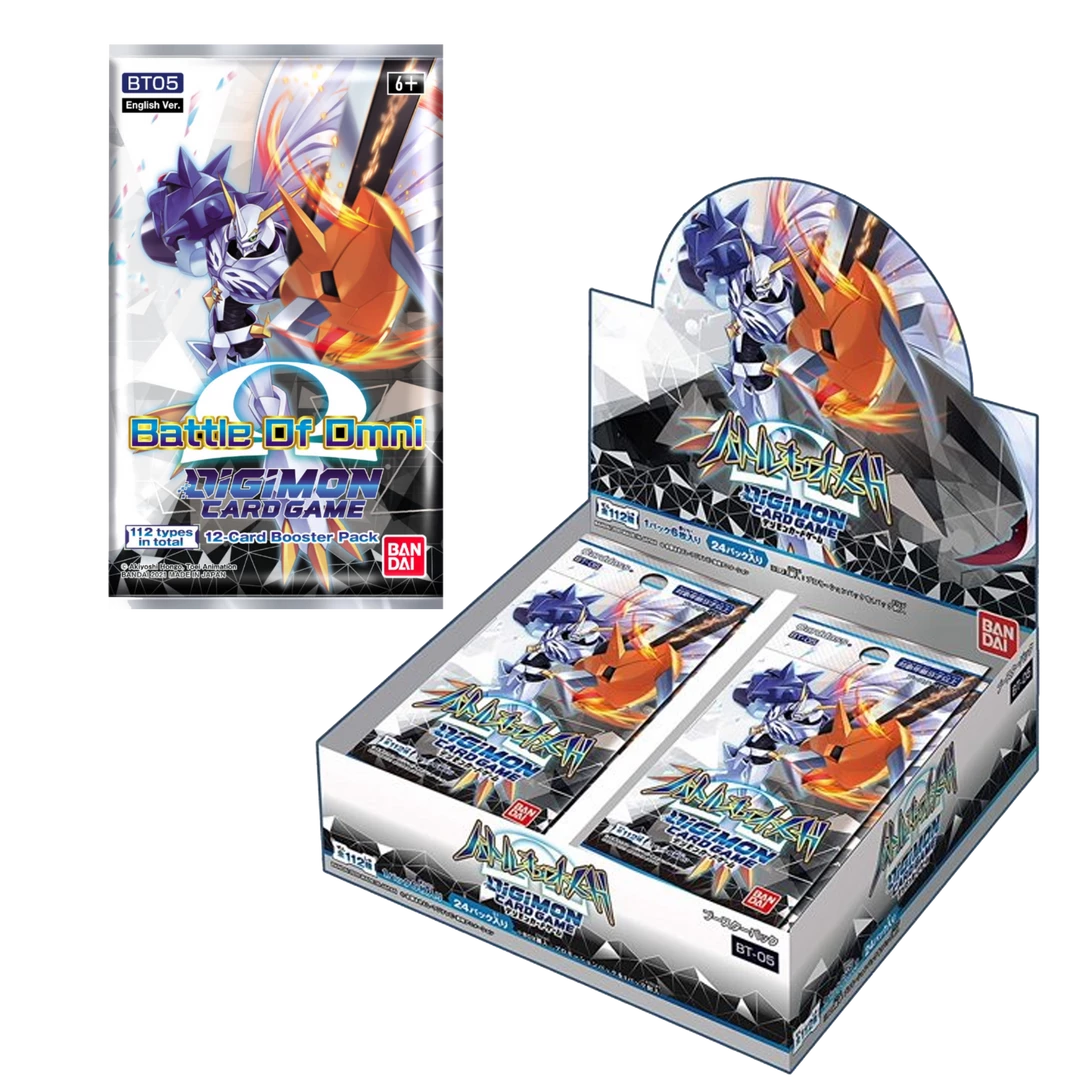 (ONLINE) DRAGON IMPORTS & COLLECTIBLES LLC Battle Of Omni Booster - Digimon (Single Pack) Games/TCG 3 (ONLINE) DRAGON IMPORTS & COLLECTIBLES LLC Battle Of Omni Booster - Digimon (Single Pack) Games/TCG