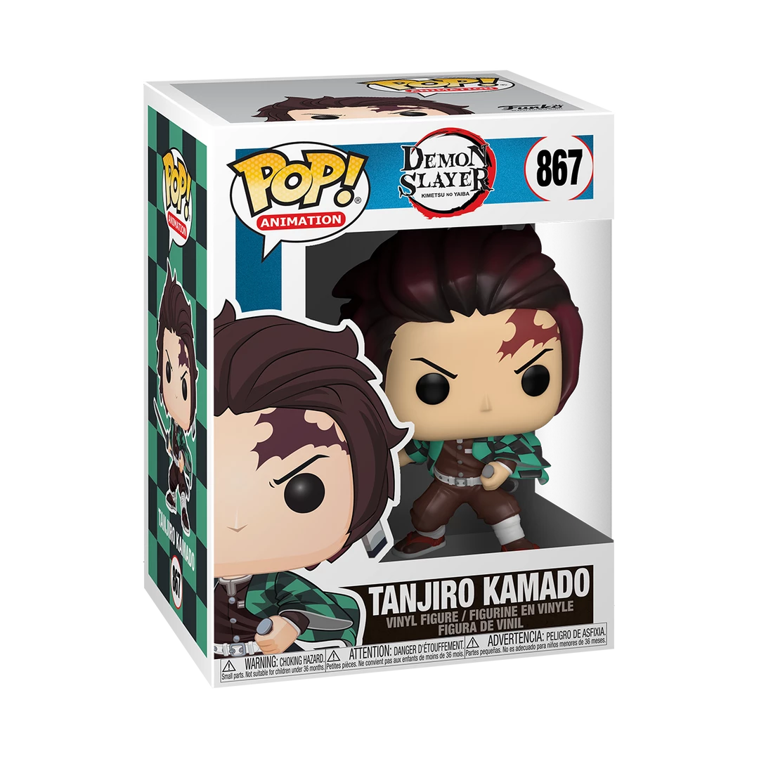 (ONLINE) DRAGON IMPORTS & COLLECTIBLES LLC Funko Pops! Tanjiro Kamado: Demon Slayer Pop! Animation 3 (ONLINE) DRAGON IMPORTS & COLLECTIBLES LLC Funko Pops! Tanjiro Kamado: Demon Slayer Pop! Animation