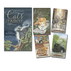 (ONLINE) DRAGON IMPORTS & COLLECTIBLES LLC Divination / ALT Culture Mystical Cats Tarot - BY LUNAEA WEATHERSTONE, MICKIE MUELLER