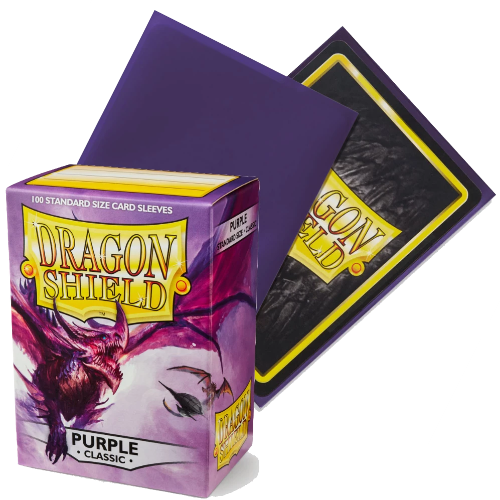 (ONLINE) DRAGON IMPORTS & COLLECTIBLES LLC Games/TCG (Purple)Dragon Shield Card Protectors Sleeves 3 (ONLINE) DRAGON IMPORTS & COLLECTIBLES LLC Games/TCG (Purple)Dragon Shield Card Protectors Sleeves
