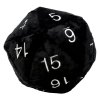 (ONLINE) DRAGON IMPORTS & COLLECTIBLES LLC Plushes D20 Jumbo Plush Die (black)
