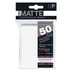 (ONLINE) DRAGON IMPORTS & COLLECTIBLES LLC 50ct Pro-Matte White Standard Deck Protectors Sleeves Card Sleeves