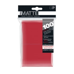 (ONLINE) DRAGON IMPORTS & COLLECTIBLES LLC Card Sleeves 100ct Pro-Matte Red Standard Deck Protectors Sleeves