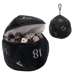 (ONLINE) DRAGON IMPORTS & COLLECTIBLES LLC ULTRA PRO: PLUSH D20 DICE BAG: BLACK Plushes