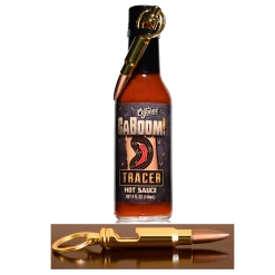 (ONLINE) DRAGON IMPORTS & COLLECTIBLES LLC Caboom! Tracer Hot Sauce With Bullet Keychain