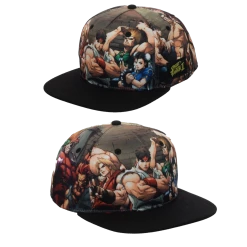 (ONLINE) DRAGON IMPORTS & COLLECTIBLES LLC Accessories Street Fighter Sublimated Snapback - Bioworld