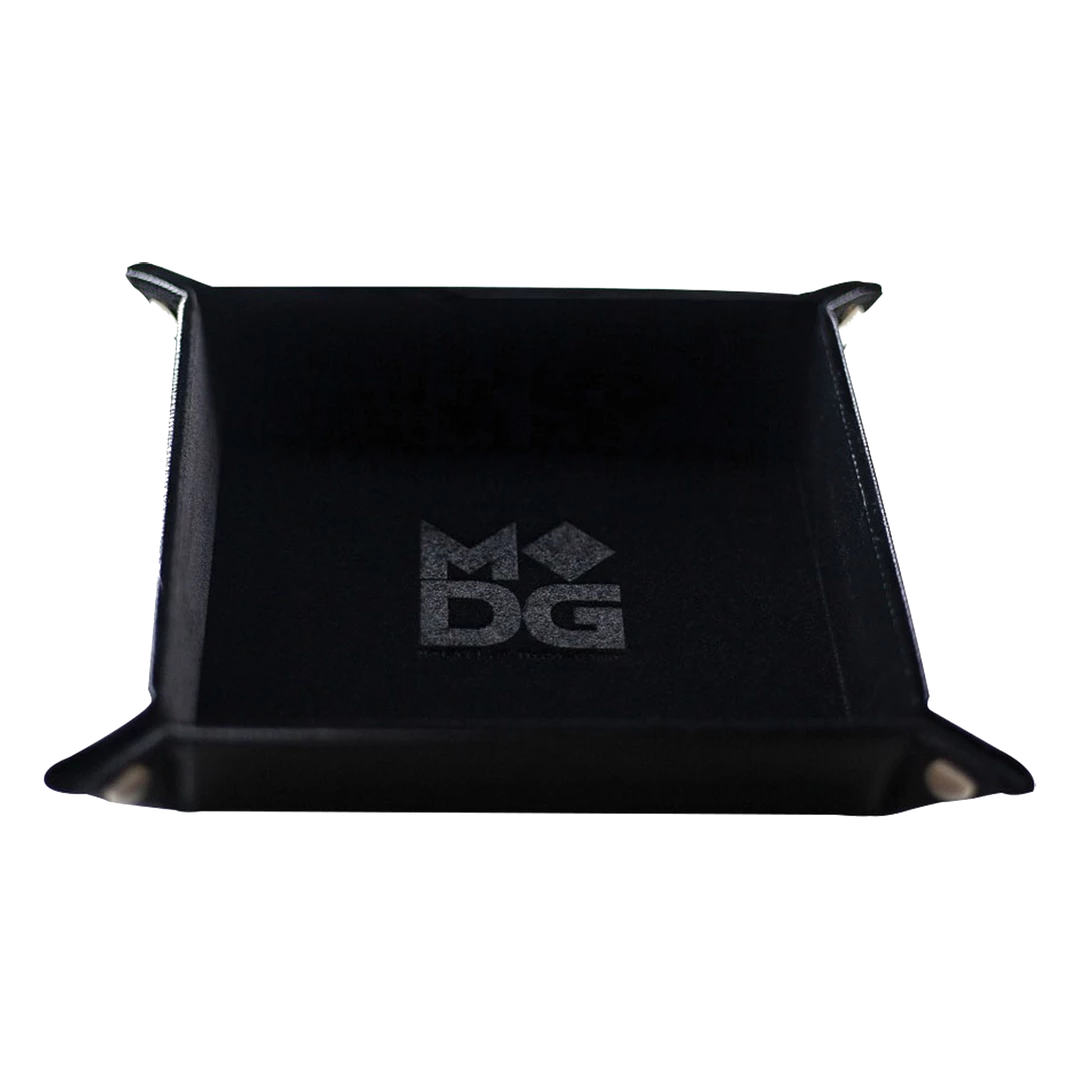 (ONLINE) DRAGON IMPORTS & COLLECTIBLES LLC TCG Accessories Velvet Folding Dice Tray With Leather Backing: 10in X 10in Black 3 (ONLINE) DRAGON IMPORTS & COLLECTIBLES LLC TCG Accessories Velvet Folding Dice Tray With Leather Backing: 10in X 10in Black