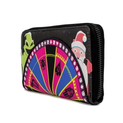 (ONLINE) DRAGON IMPORTS & COLLECTIBLES LLC Accessories Oogie Boogie Wheel Ziparound Wallet - LOUNGEFLY X