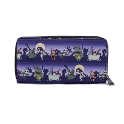 (ONLINE) DRAGON IMPORTS & COLLECTIBLES LLC Nightmare Before Christmas Halloween Line Ziparound Wallet - LOUNGEFLY X Accessories