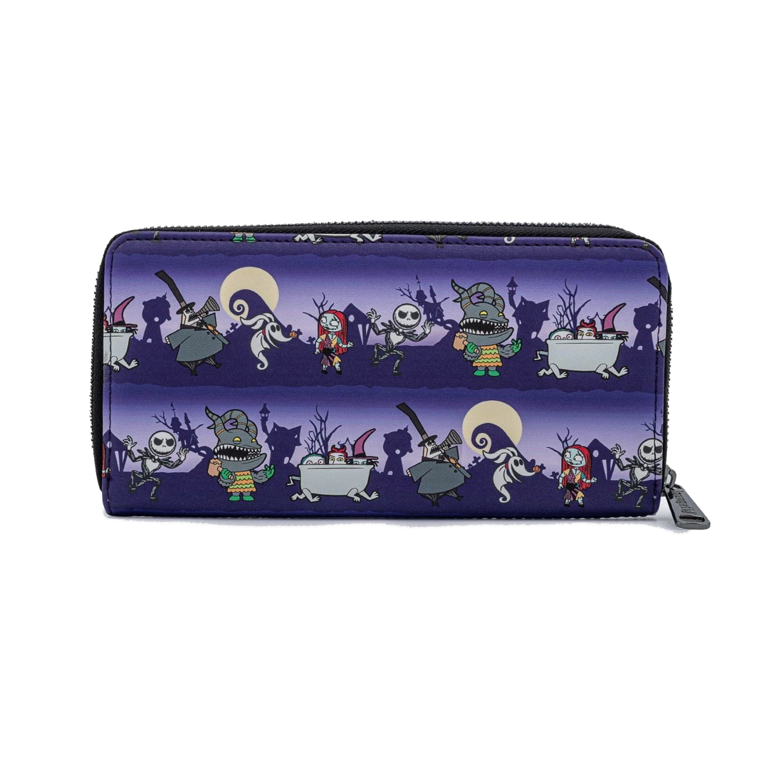 (ONLINE) DRAGON IMPORTS & COLLECTIBLES LLC Nightmare Before Christmas Halloween Line Ziparound Wallet - LOUNGEFLY X Accessories 3 (ONLINE) DRAGON IMPORTS & COLLECTIBLES LLC Nightmare Before Christmas Halloween Line Ziparound Wallet - LOUNGEFLY X Accessories
