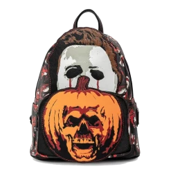 (ONLINE) DRAGON IMPORTS & COLLECTIBLES LLC Halloween II Michael Myers Pumpkin Mini-Backpack X LOUNGEFLY