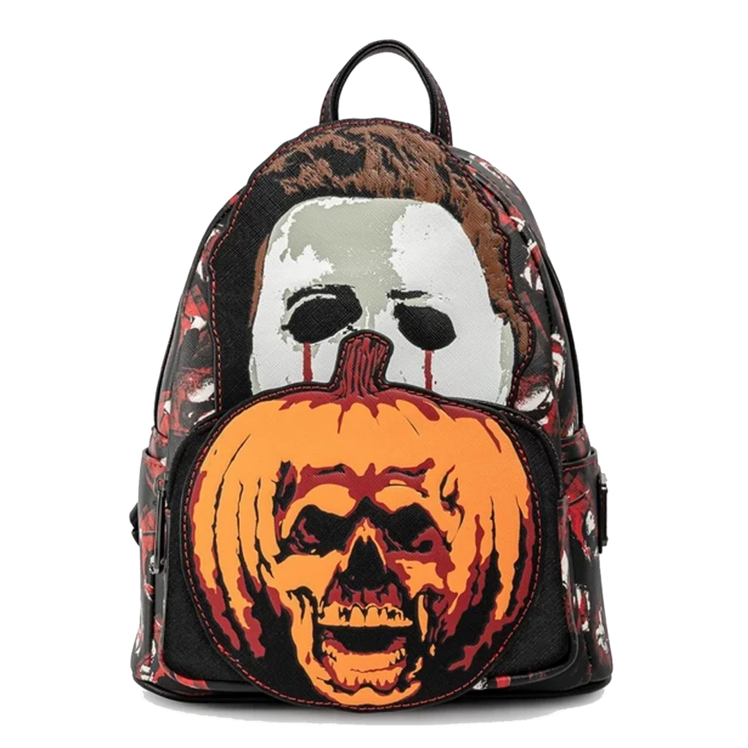 (ONLINE) DRAGON IMPORTS & COLLECTIBLES LLC Halloween II Michael Myers Pumpkin Mini-Backpack X LOUNGEFLY 3 (ONLINE) DRAGON IMPORTS & COLLECTIBLES LLC Halloween II Michael Myers Pumpkin Mini-Backpack X LOUNGEFLY