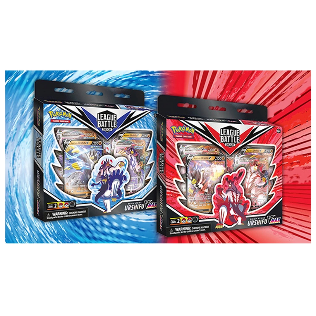(ONLINE) DRAGON IMPORTS & COLLECTIBLES LLC Pokemon Trading Card Game: Single Strike Or Rapid Strike Urshifu VMAX League Battle Deck Games/TCG 3 (ONLINE) DRAGON IMPORTS & COLLECTIBLES LLC Pokemon Trading Card Game: Single Strike Or Rapid Strike Urshifu VMAX League Battle Deck Games/TCG