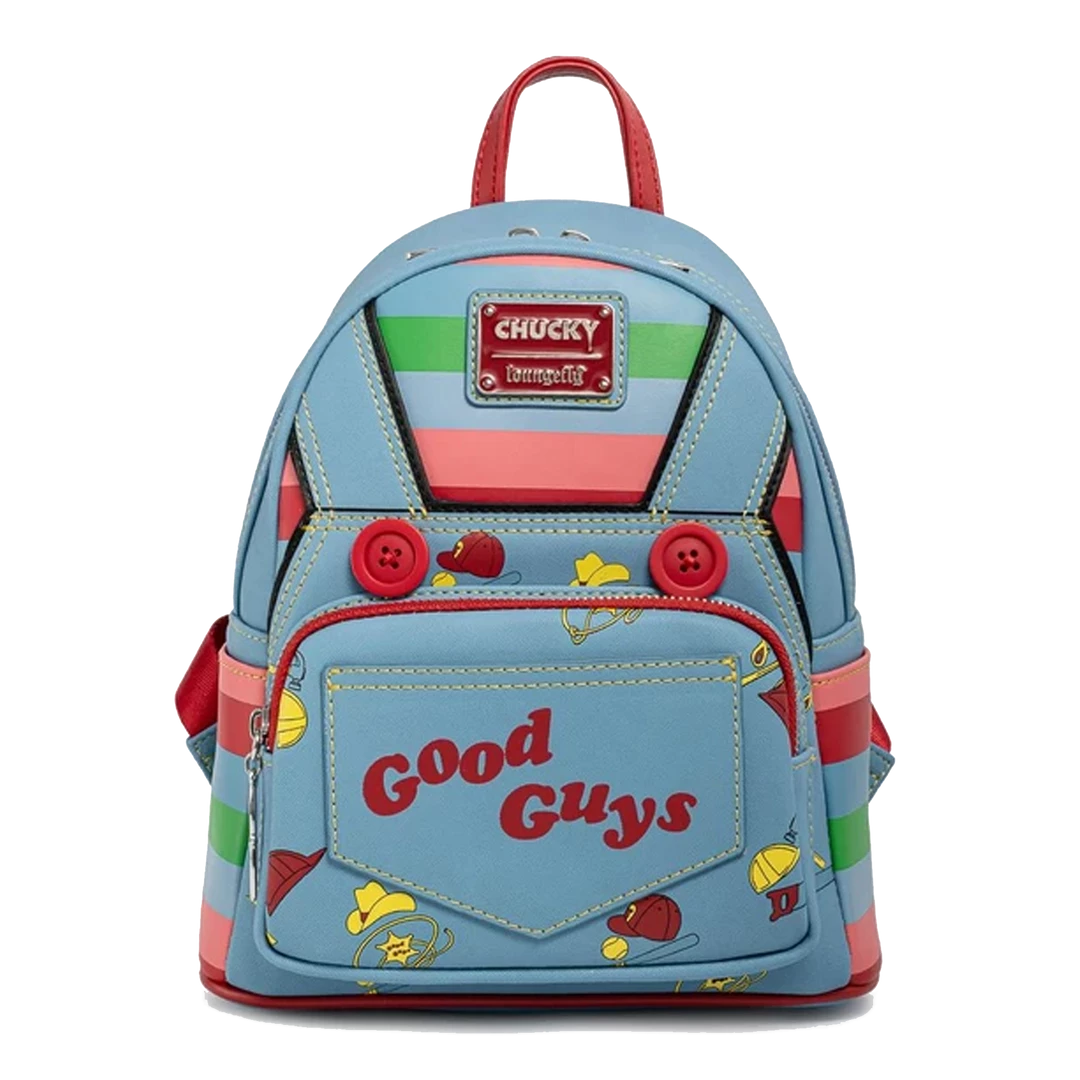 (ONLINE) DRAGON IMPORTS & COLLECTIBLES LLC CHILDS PLAY CHUCKY COSPLAY Mini Backpack X LOUNGEFLY Accessories 3 (ONLINE) DRAGON IMPORTS & COLLECTIBLES LLC CHILDS PLAY CHUCKY COSPLAY Mini Backpack X LOUNGEFLY Accessories